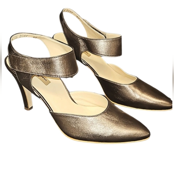 Paul Green Strap Metallic musk Lea Pump NEW! SIZE 5.5 - Picture 1 of 5